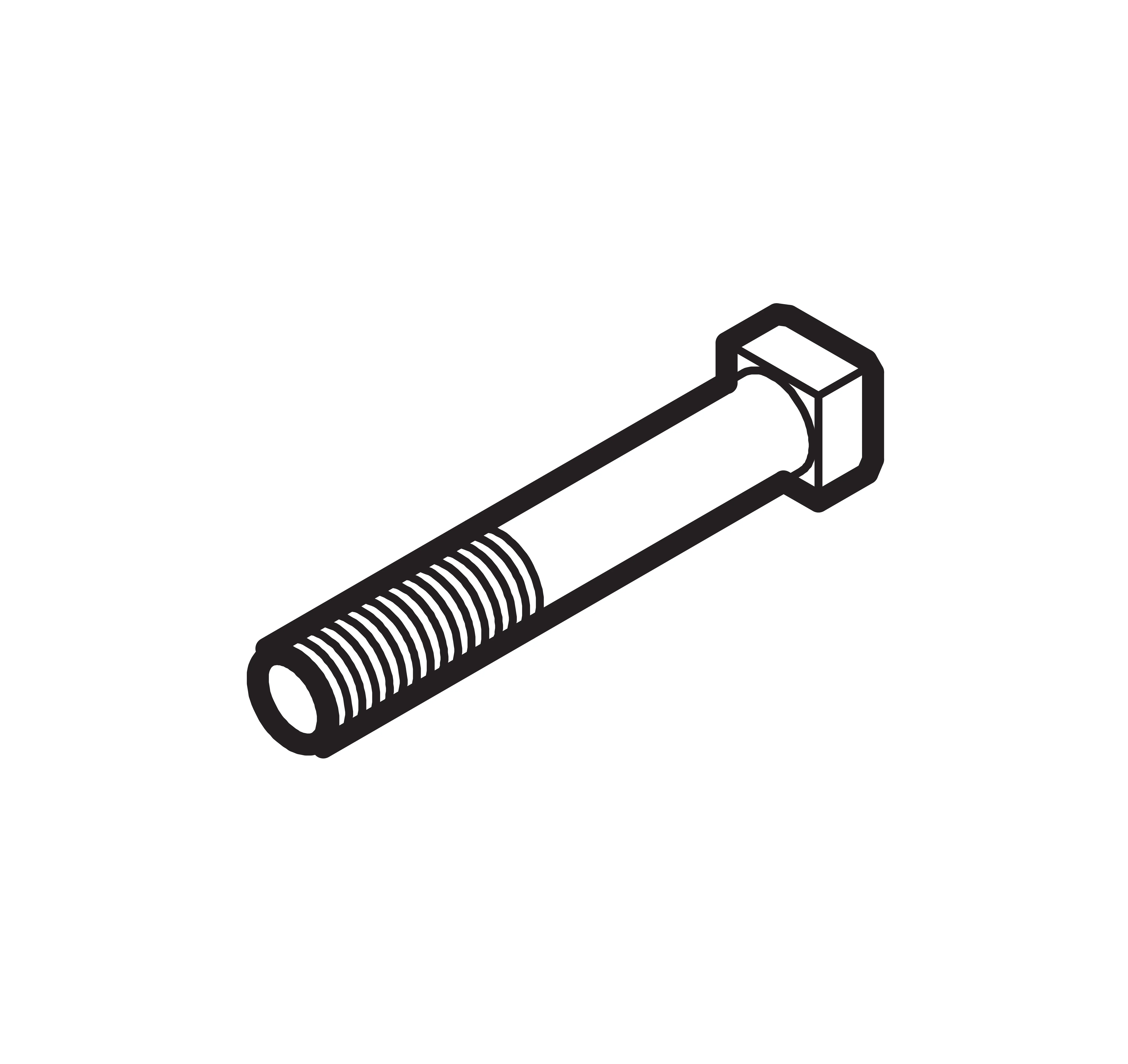 Bolt - Head latch  | P002 123